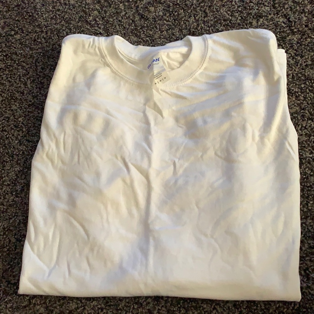2 Plain white long sleeve shirts for $10